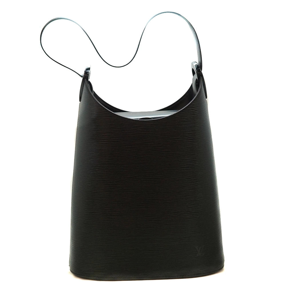 LOUIS VUITTON Verso Shoulder Bag Epi Leather Black